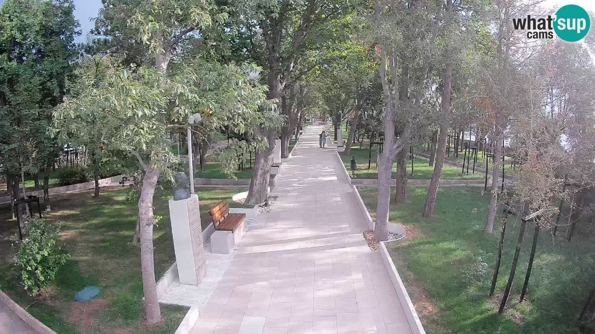 Webcam Schriftstellerpark Senj – Live am Meer