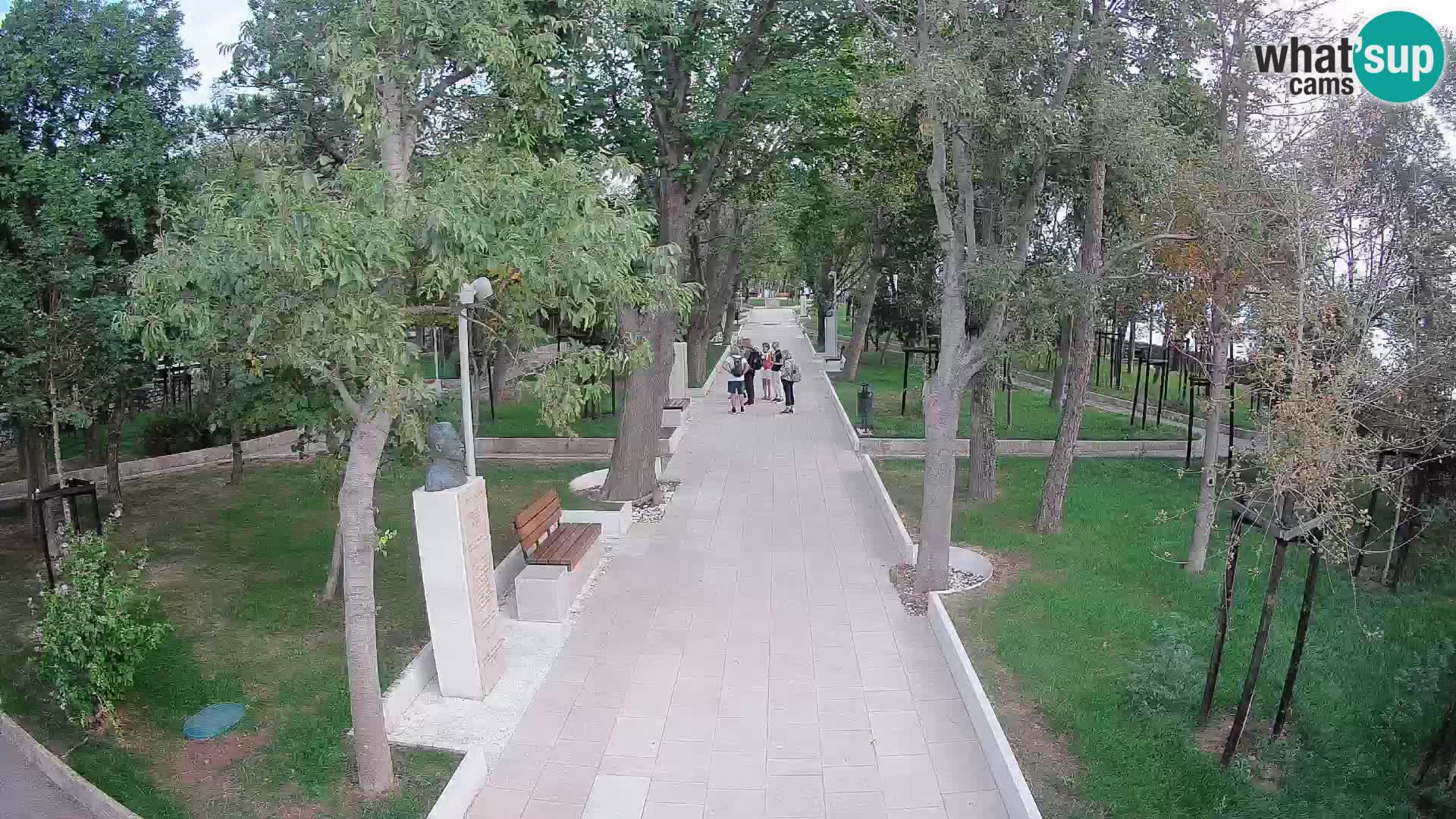 Webcam Schriftstellerpark Senj – Live am Meer