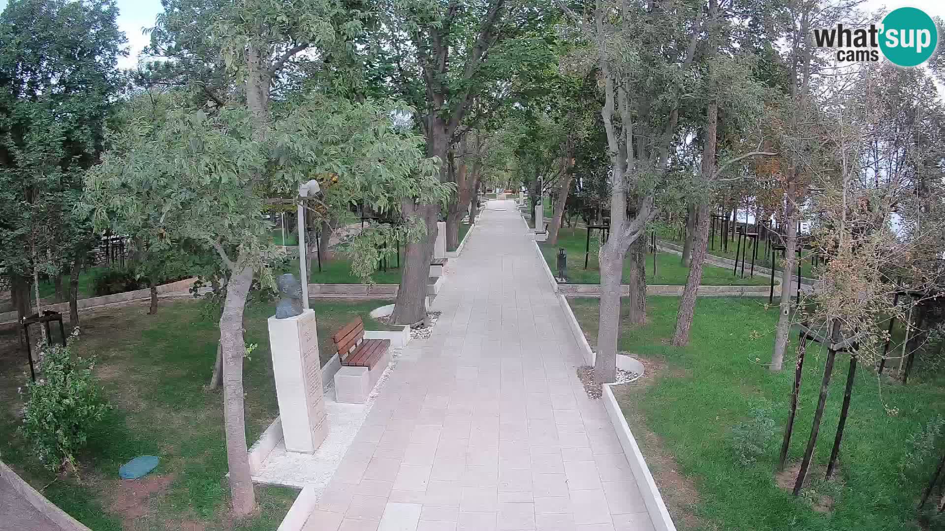 Writers’ Park Webcam Senj – Live by the Sea