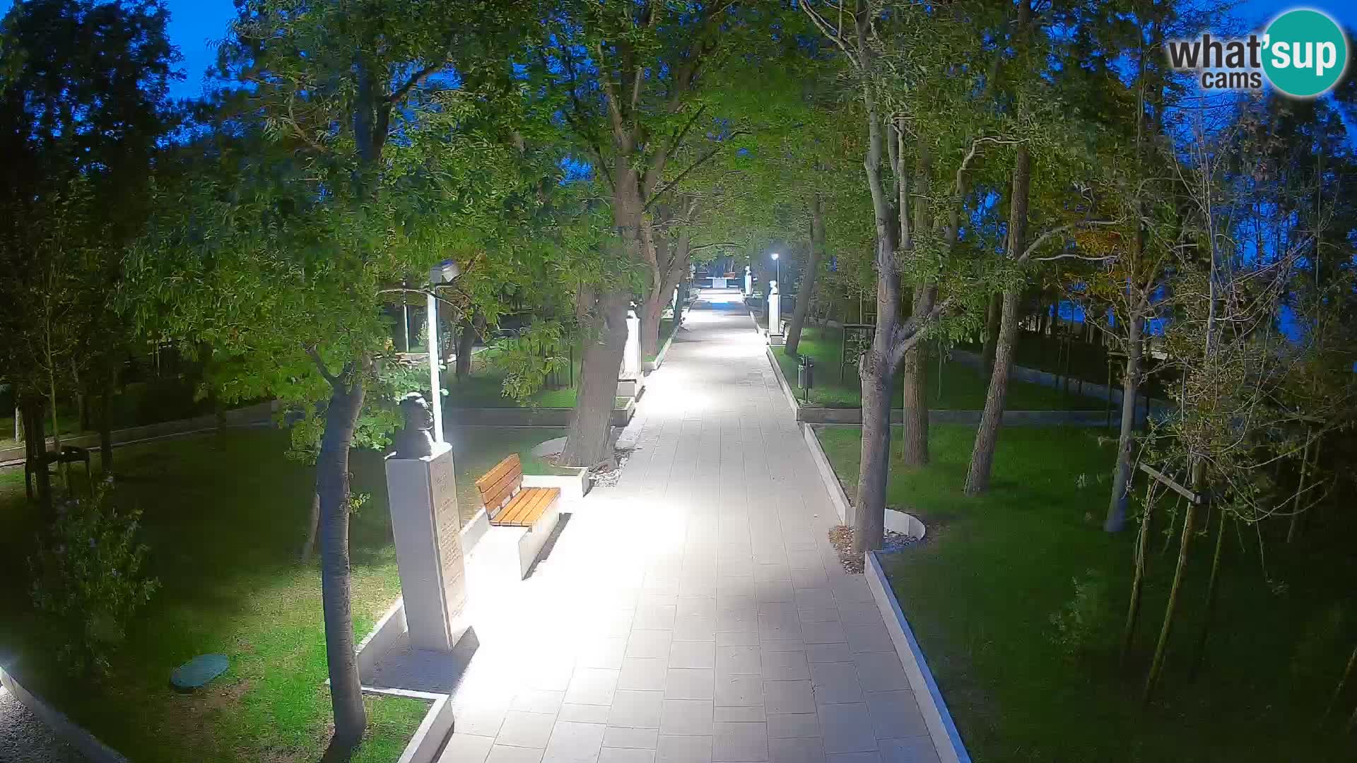 Writers’ Park Webcam Senj – Live by the Sea