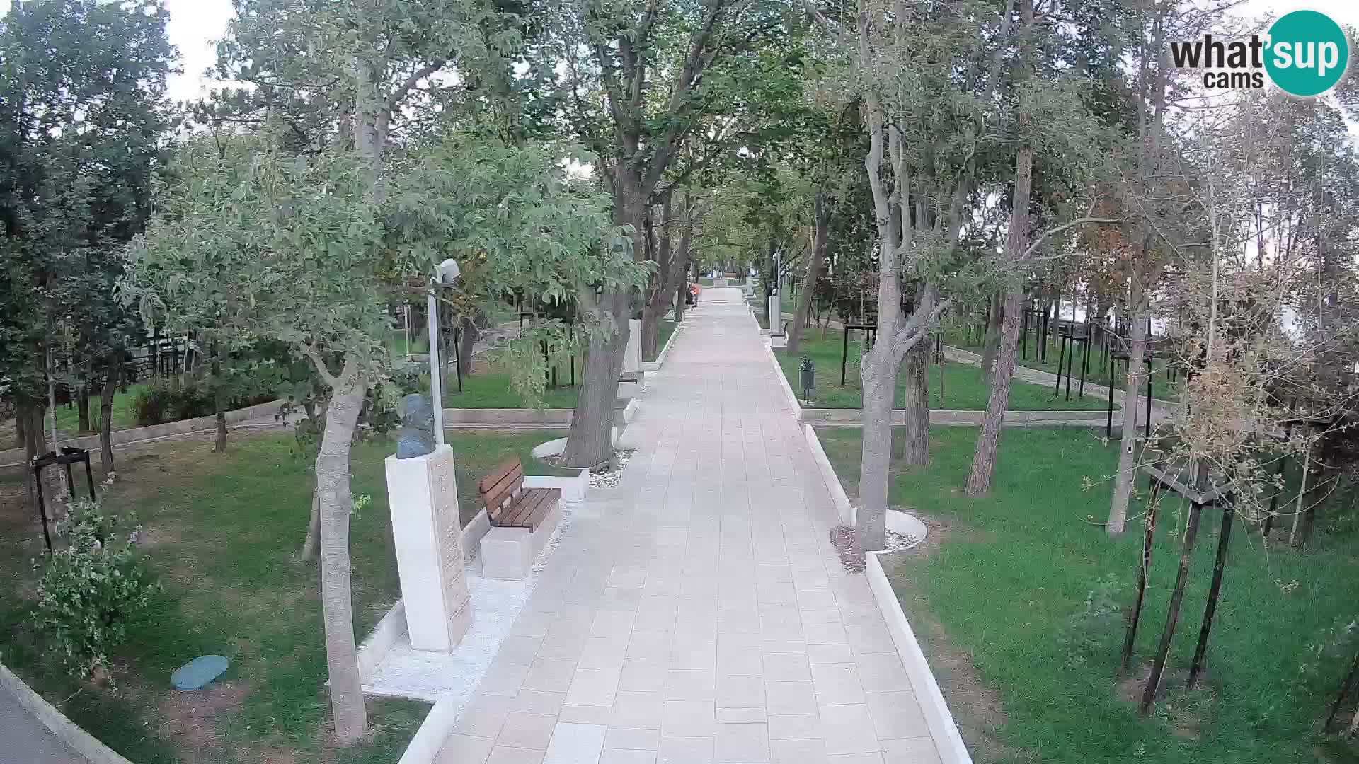 Writers’ Park Webcam Senj – Live by the Sea