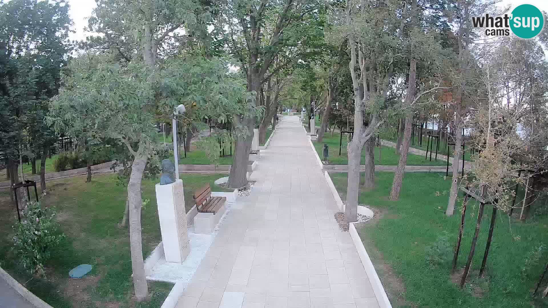 Writers’ Park Webcam Senj – Live by the Sea