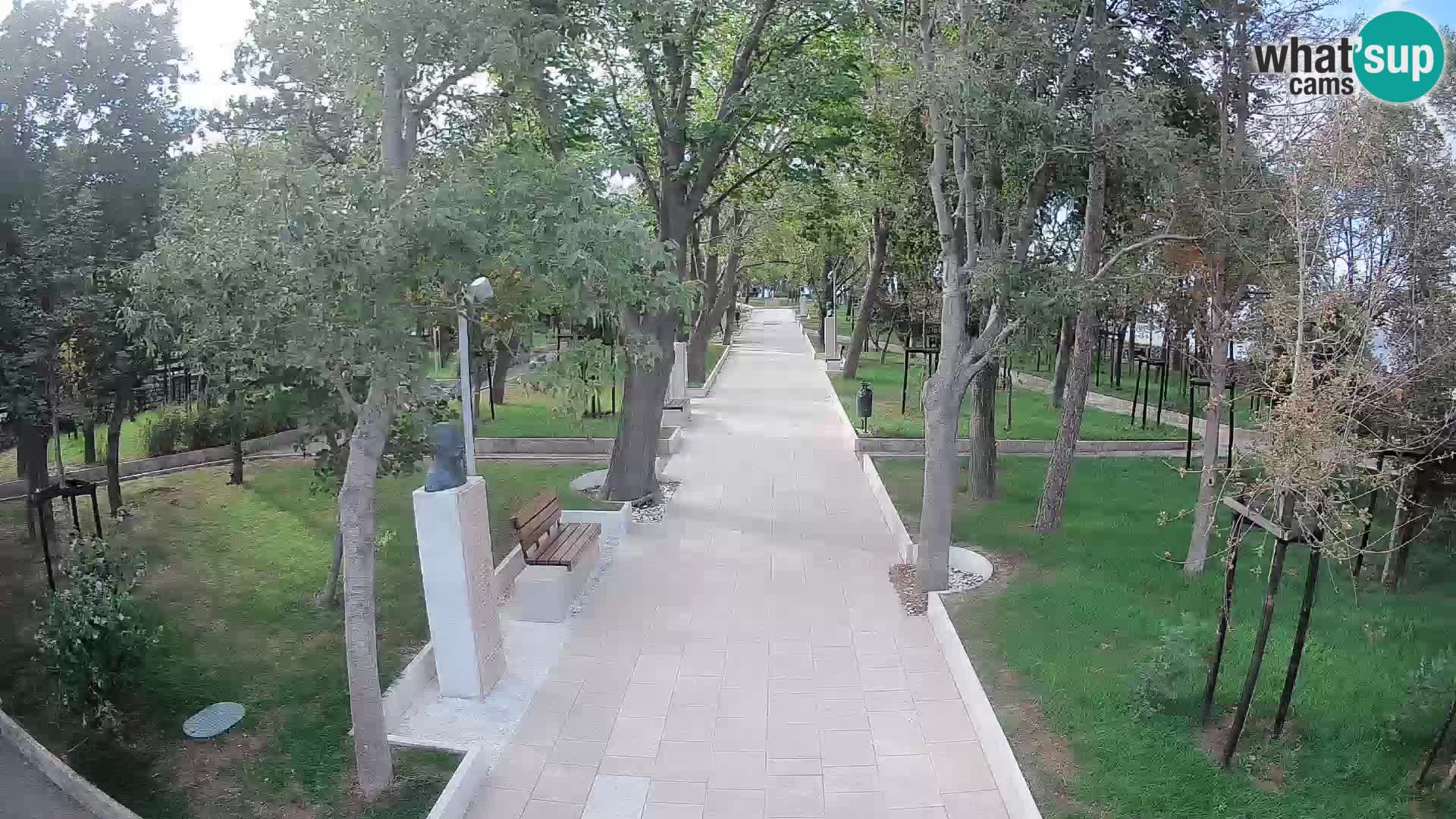 Writers’ Park Webcam Senj – Live by the Sea