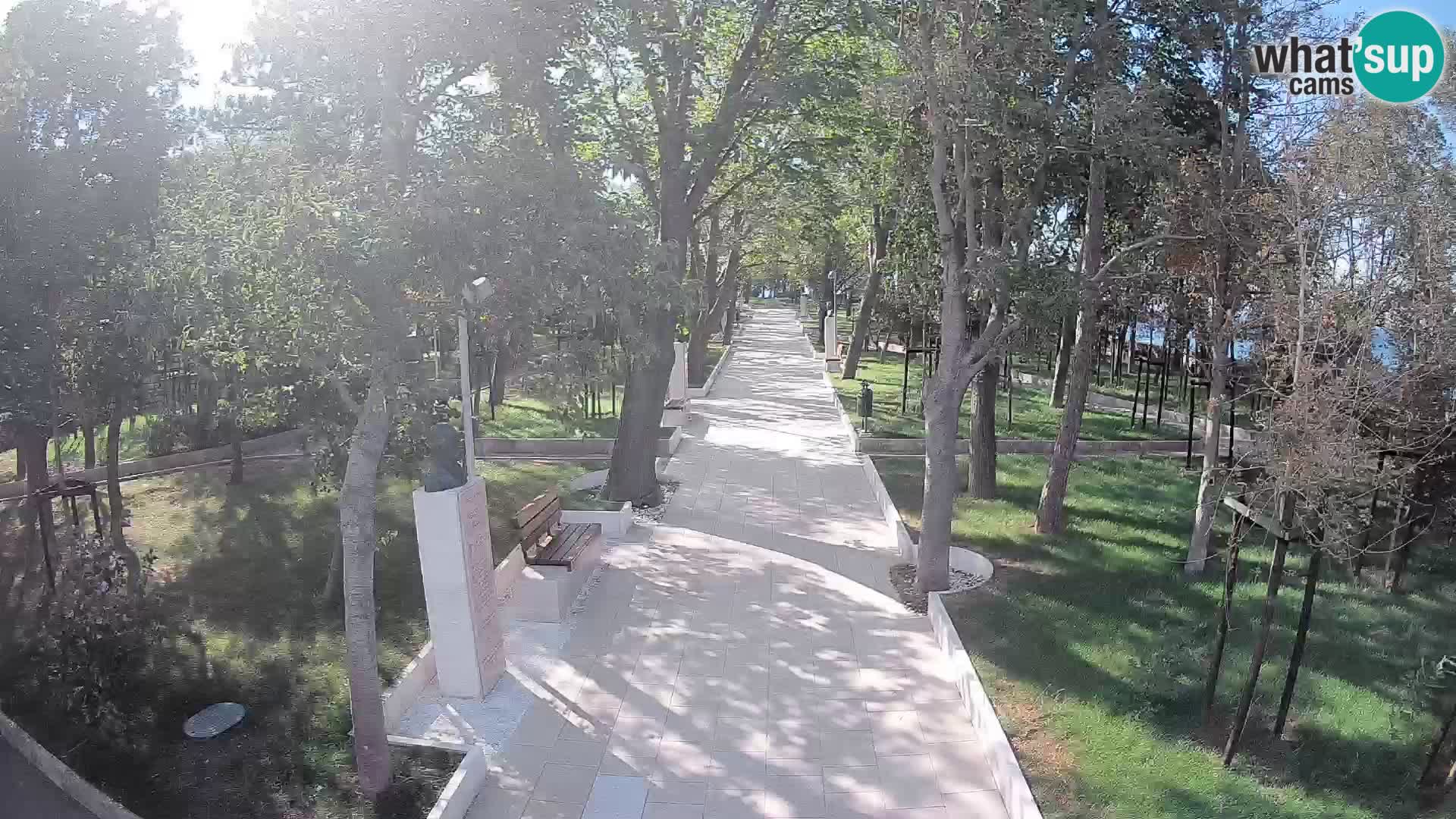 Writers’ Park Webcam Senj – Live by the Sea