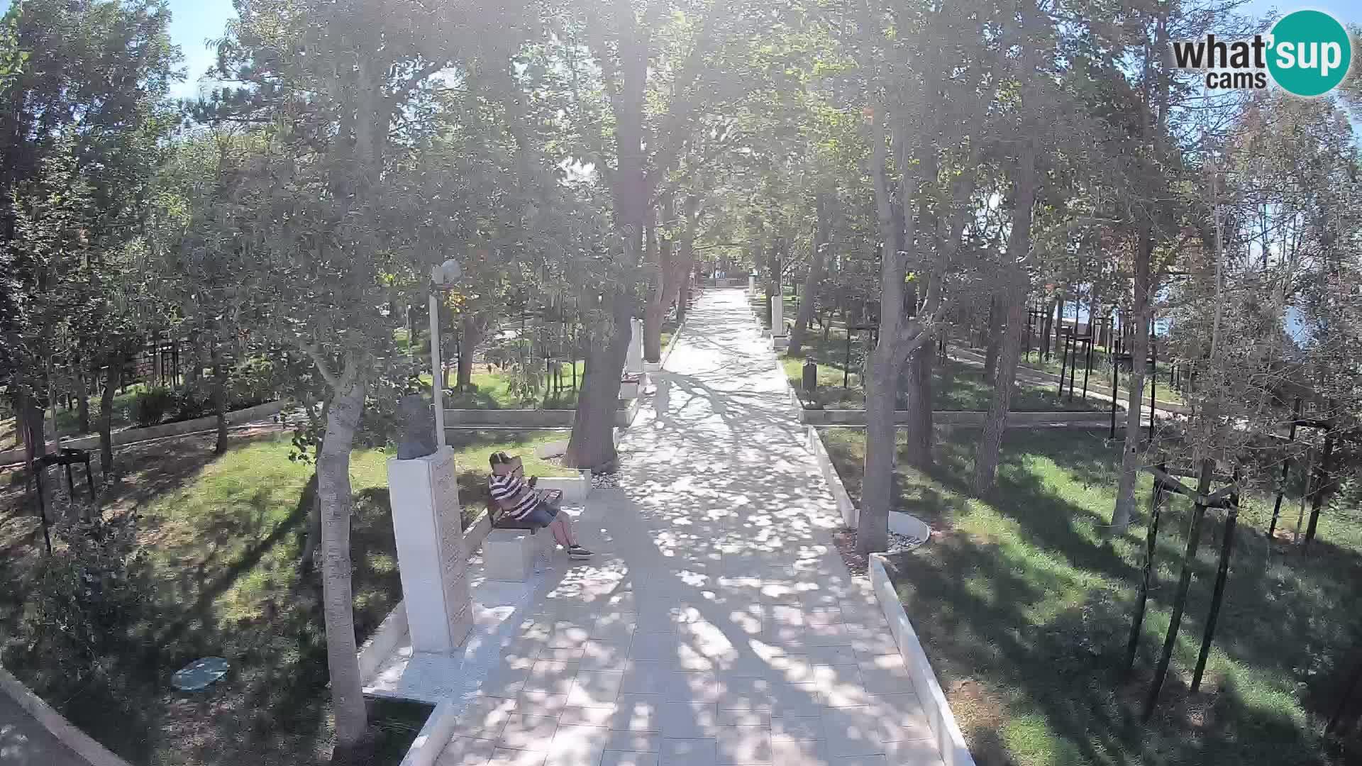 Webcam Schriftstellerpark Senj – Live am Meer