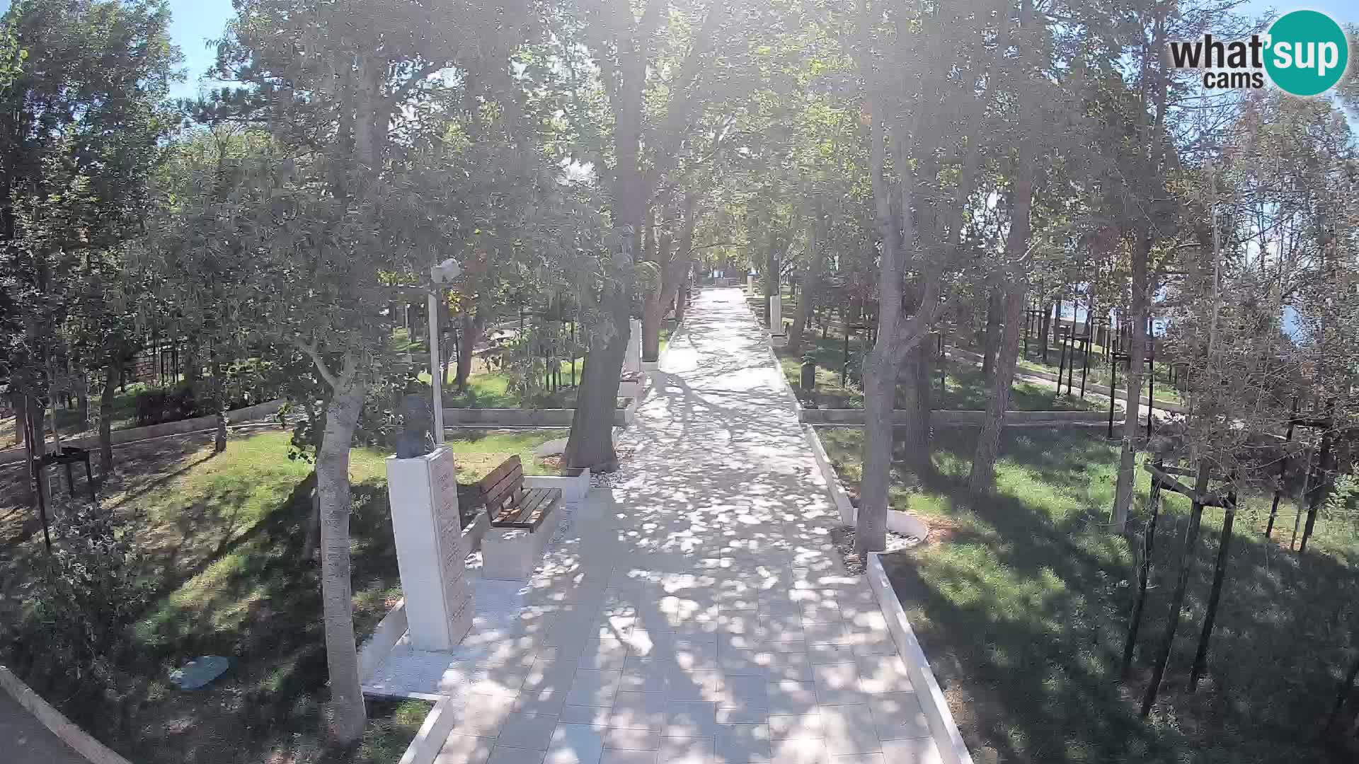 Webcam Schriftstellerpark Senj – Live am Meer