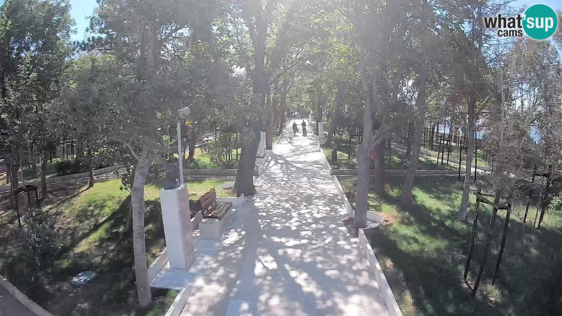 Webcam Schriftstellerpark Senj – Live am Meer