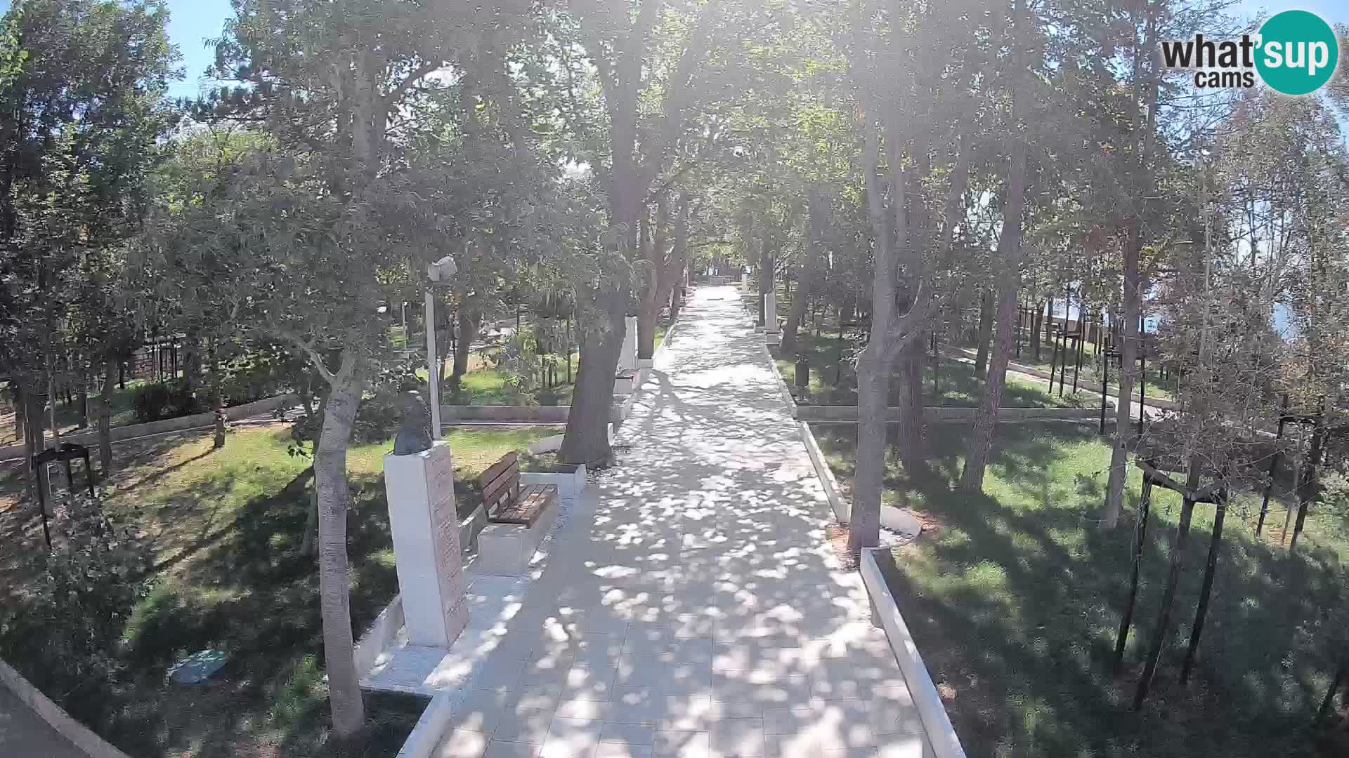 Webcam Schriftstellerpark Senj – Live am Meer