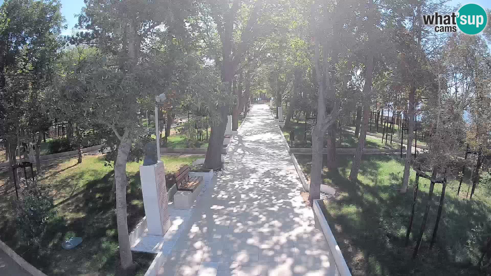 Writers’ Park Webcam Senj – Live by the Sea
