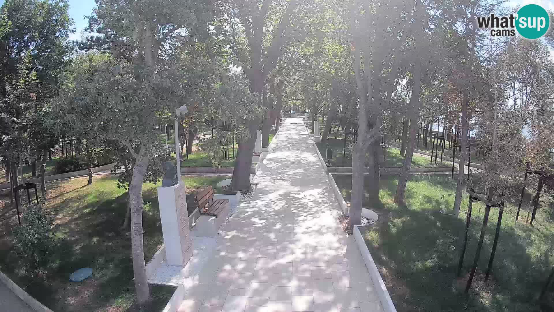 Writers’ Park Webcam Senj – Live by the Sea