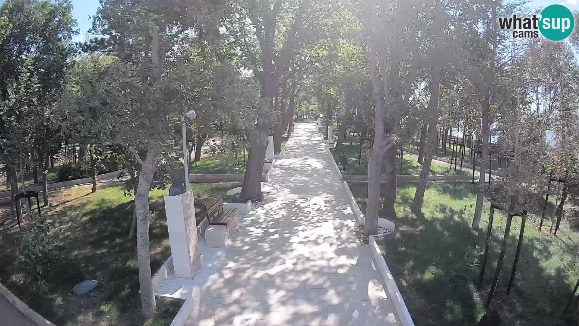 Writers’ Park Webcam Senj – Live by the Sea