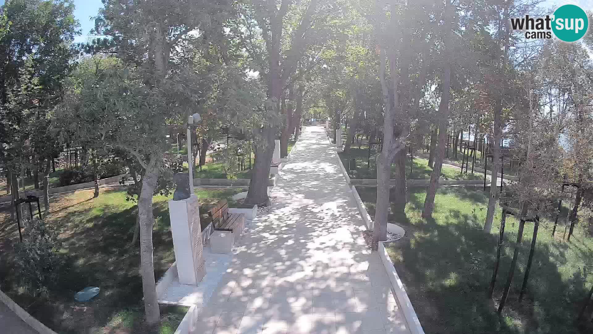 Writers’ Park Webcam Senj – Live by the Sea