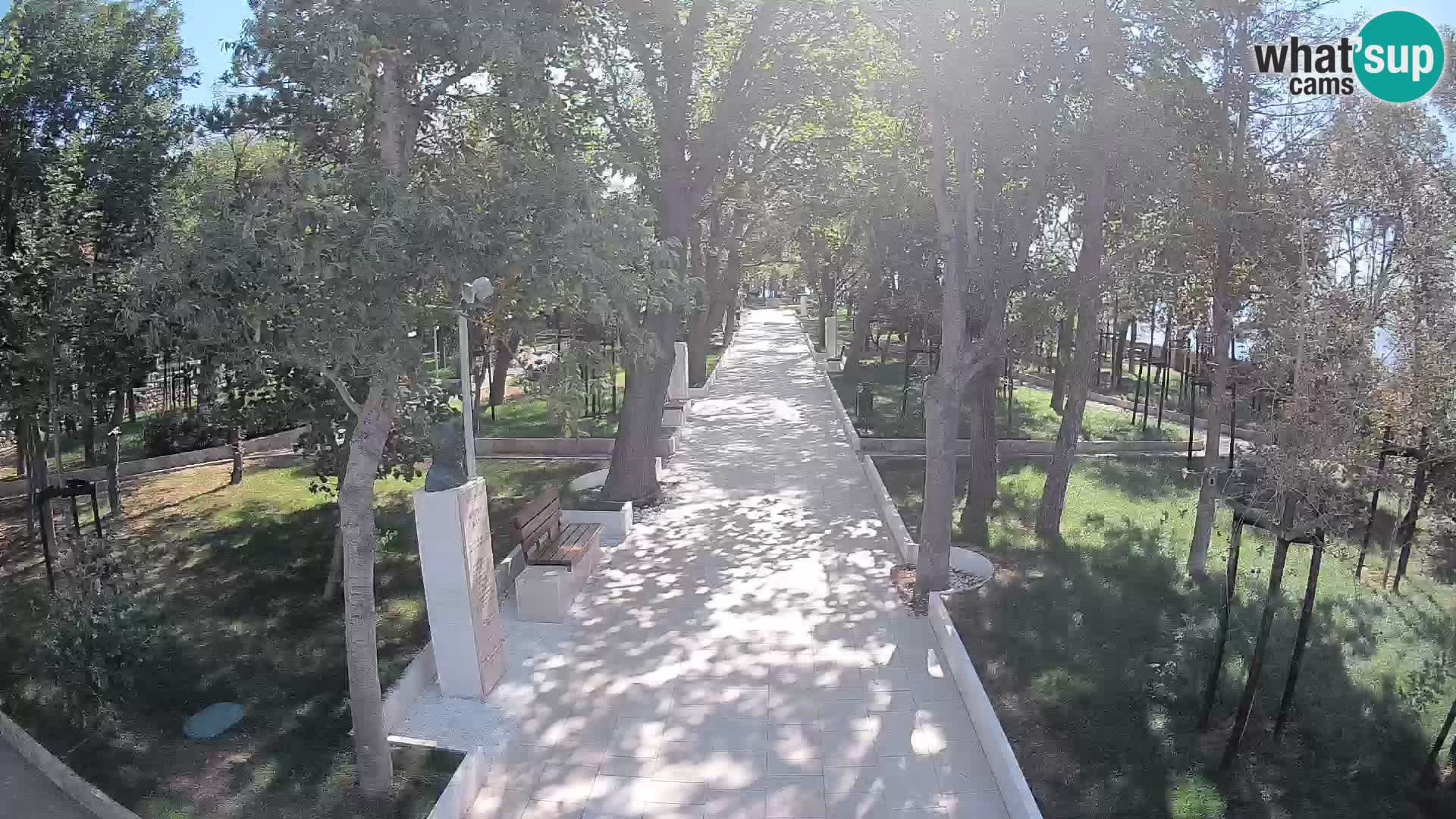Writers’ Park Webcam Senj – Live by the Sea