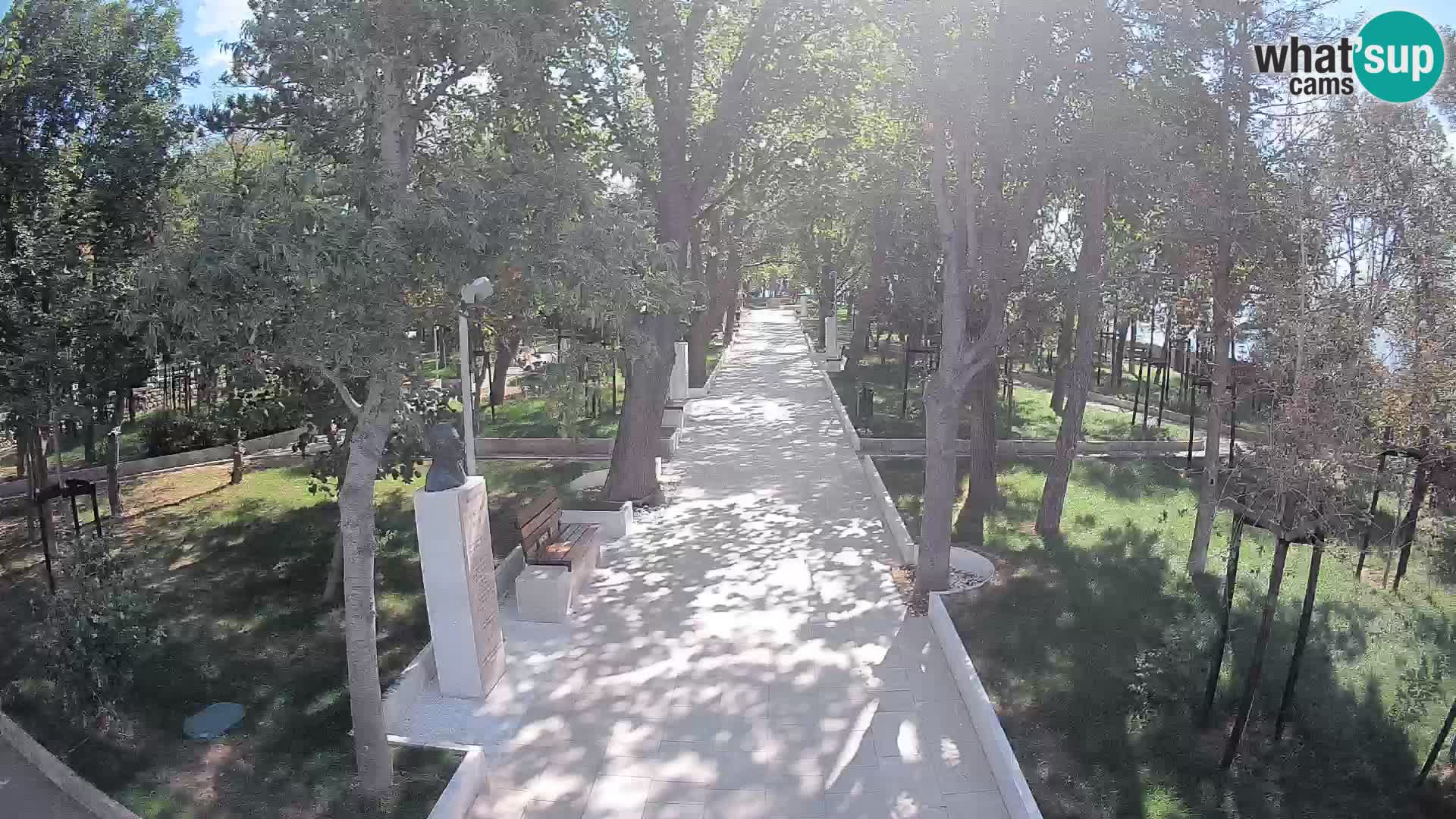 Webcam Schriftstellerpark Senj – Live am Meer