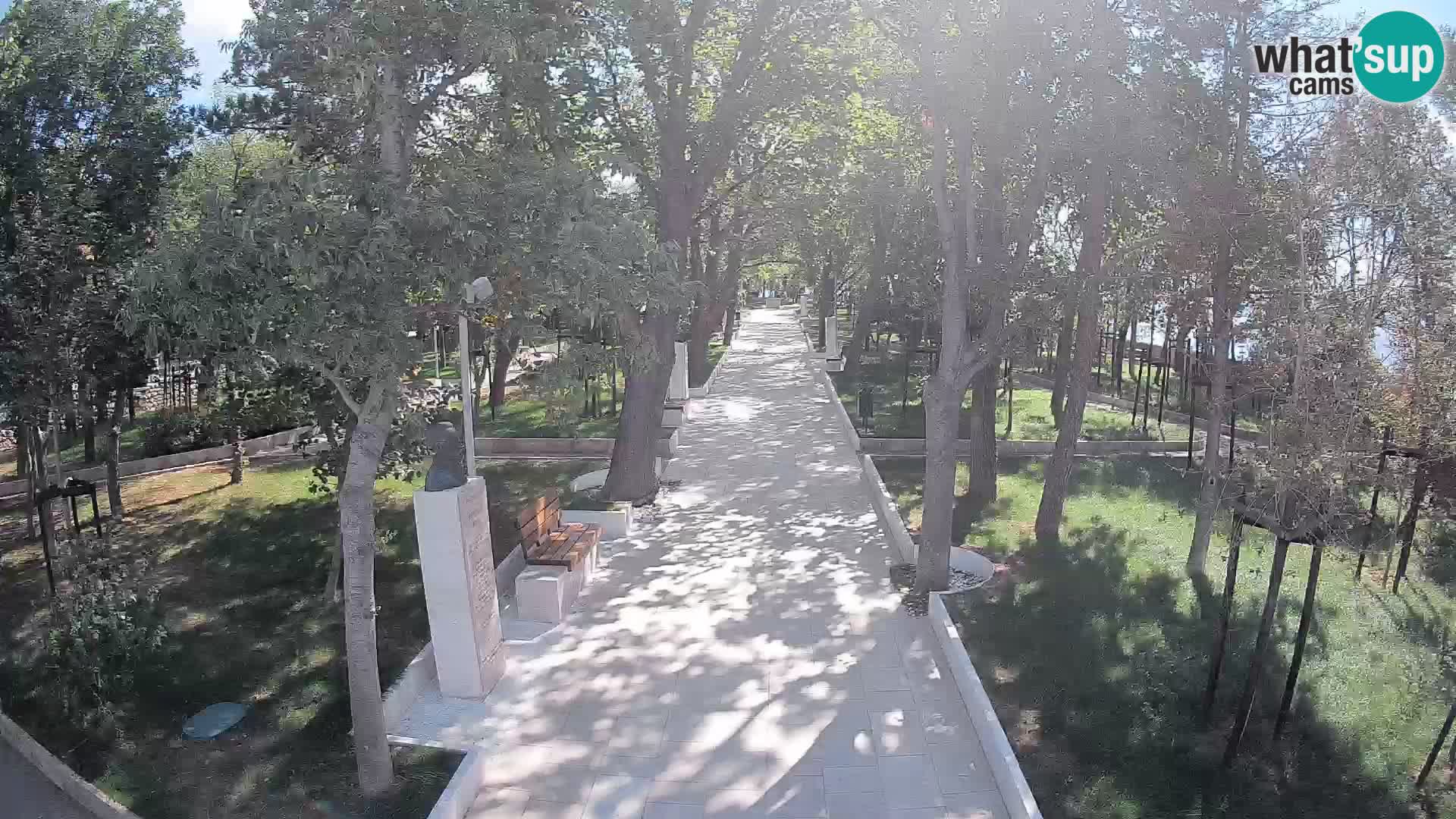 Writers’ Park Webcam Senj – Live by the Sea