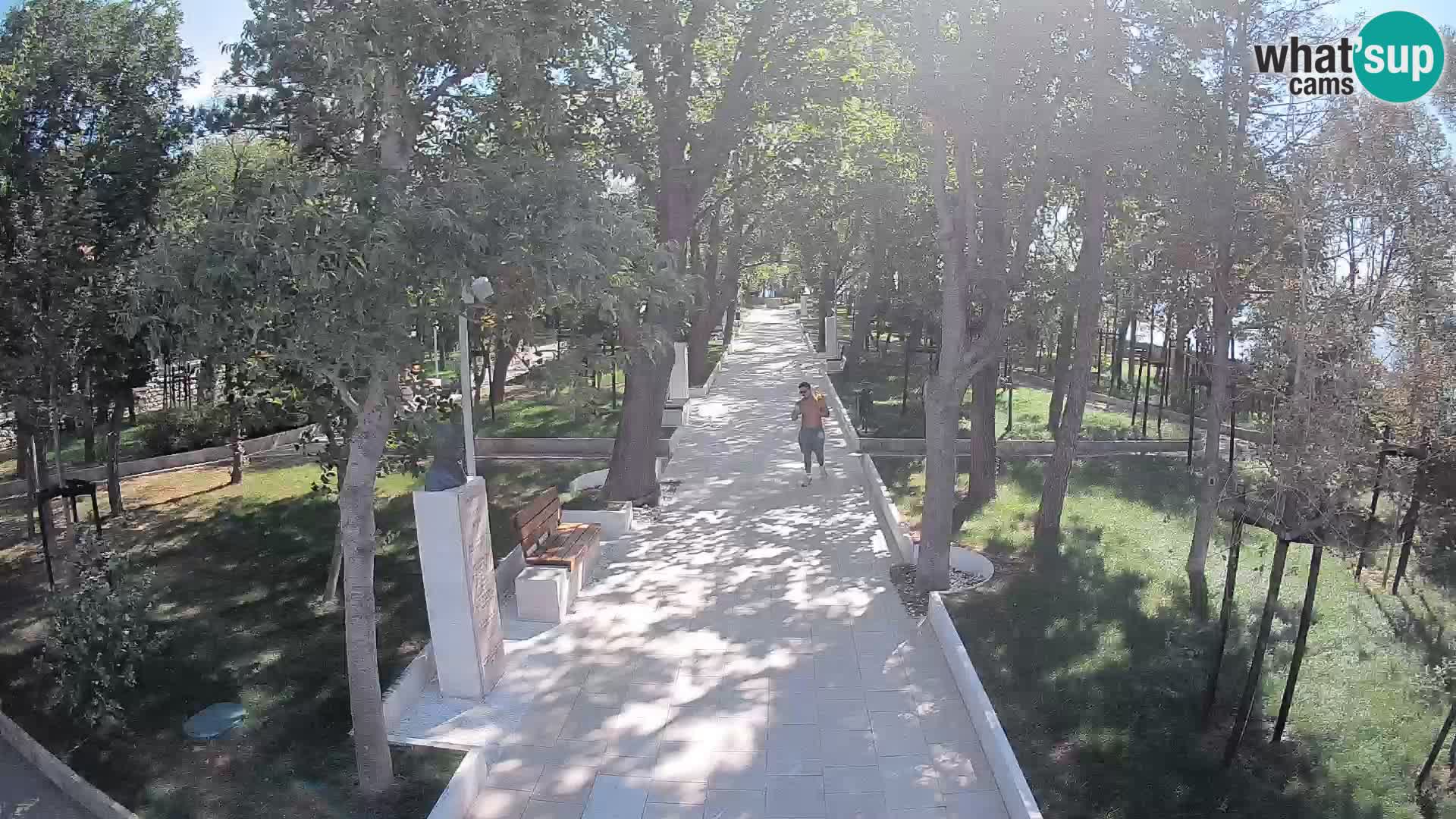 Writers’ Park Webcam Senj – Live by the Sea
