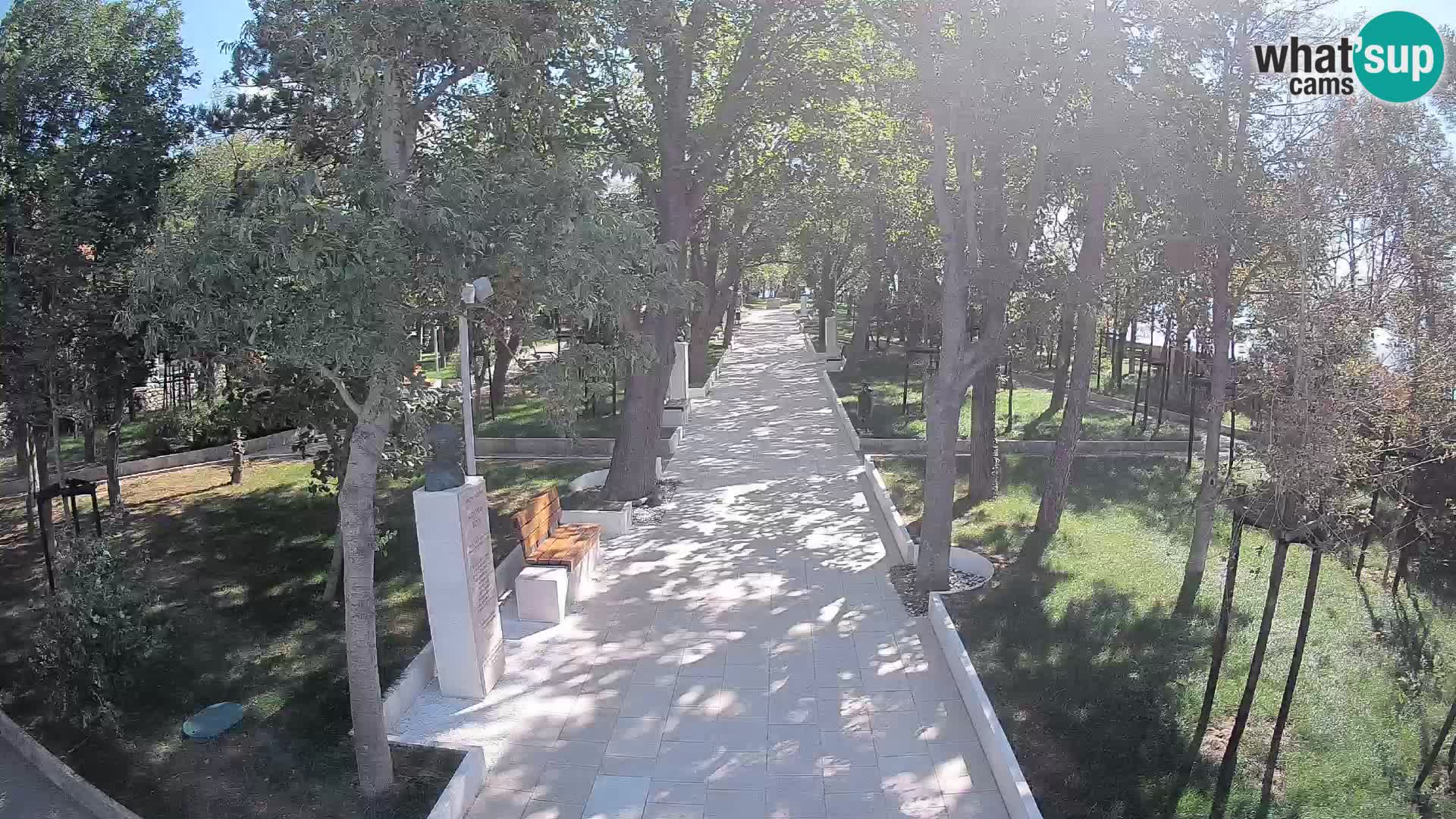 Writers’ Park Webcam Senj – Live by the Sea