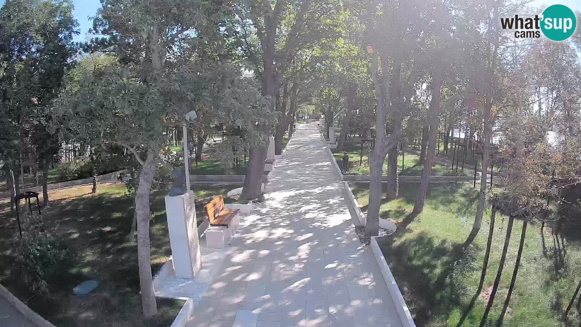 Writers’ Park Webcam Senj – Live by the Sea