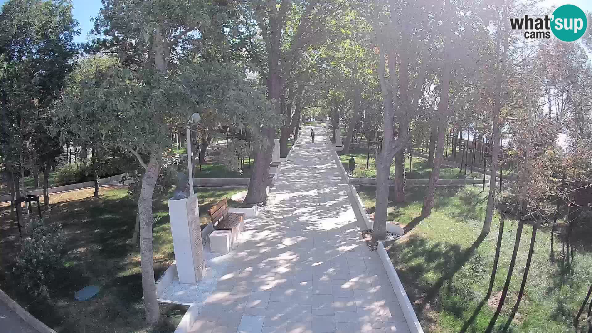Writers’ Park Webcam Senj – Live by the Sea