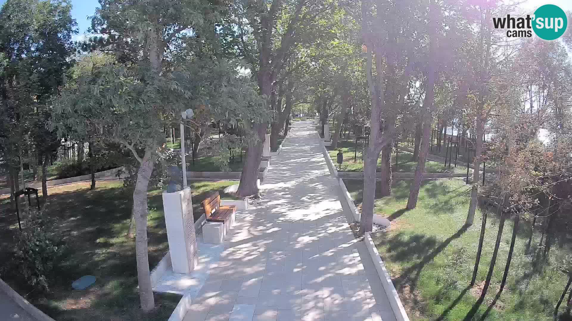 Writers’ Park Webcam Senj – Live by the Sea