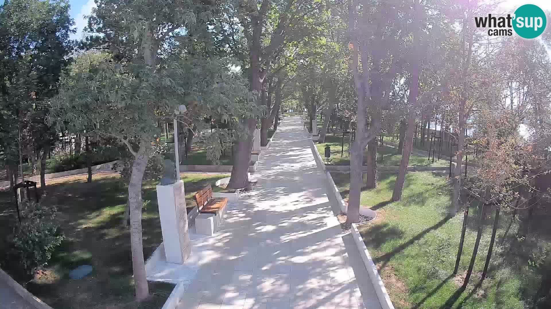 Webcam Schriftstellerpark Senj – Live am Meer