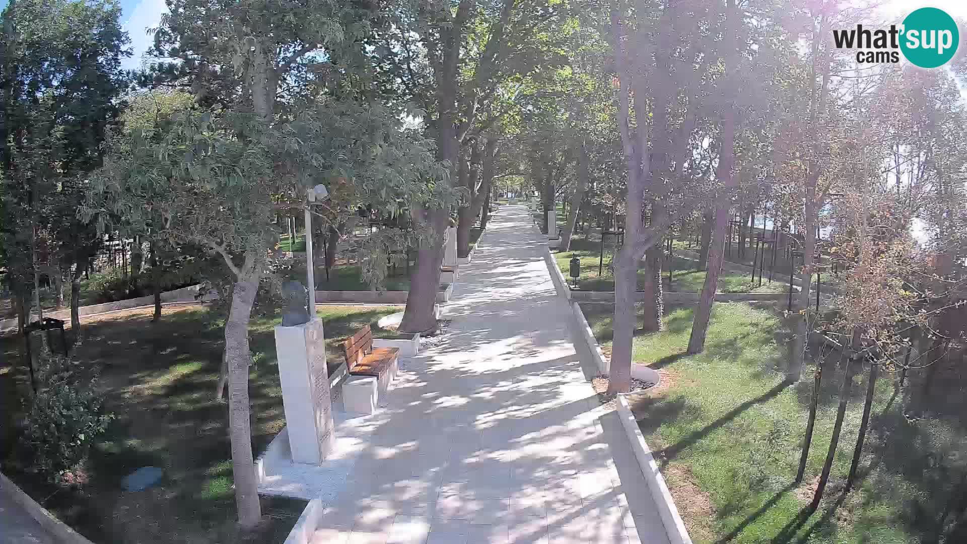 Writers’ Park Webcam Senj – Live by the Sea