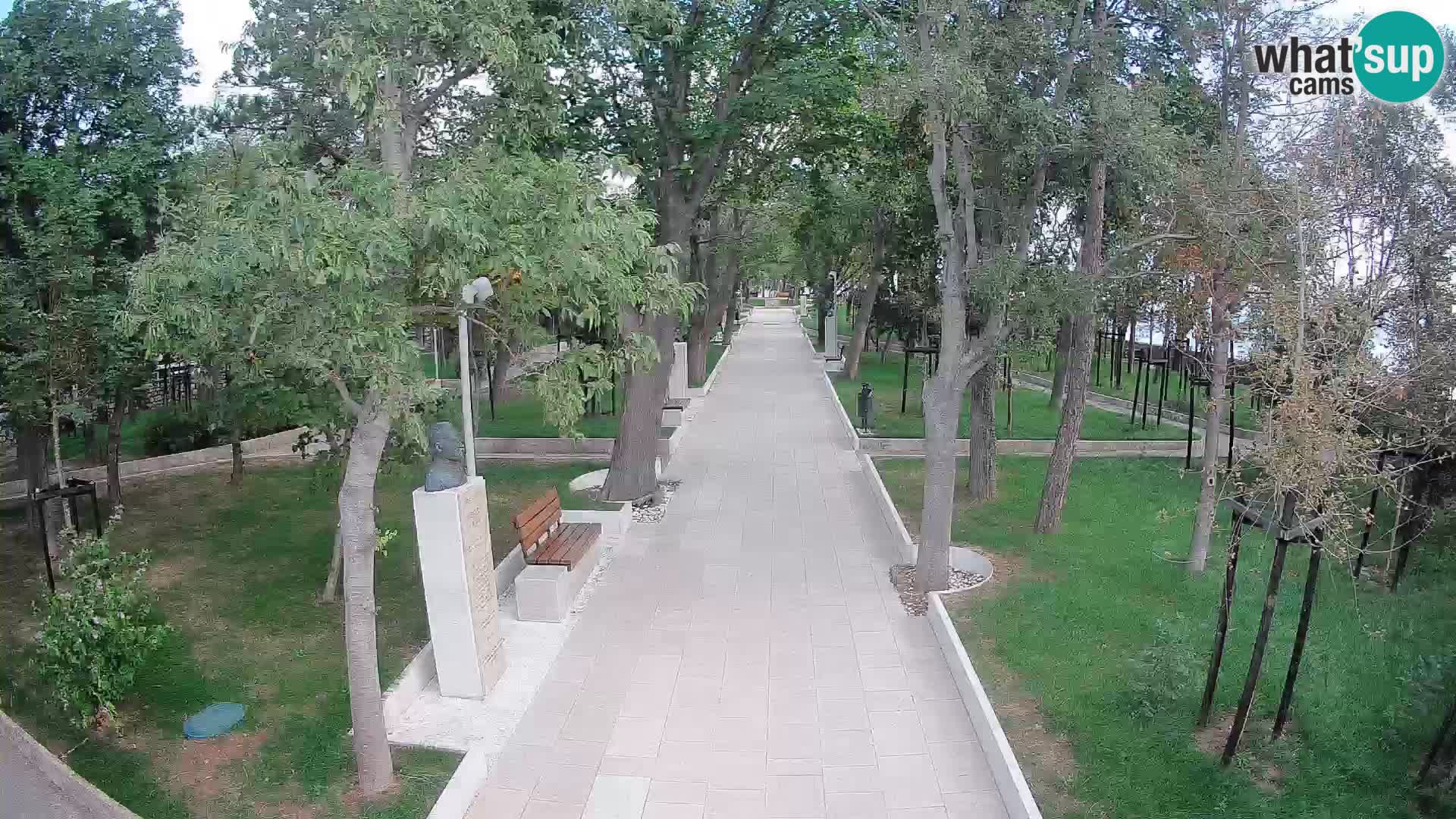 Writers’ Park Webcam Senj – Live by the Sea