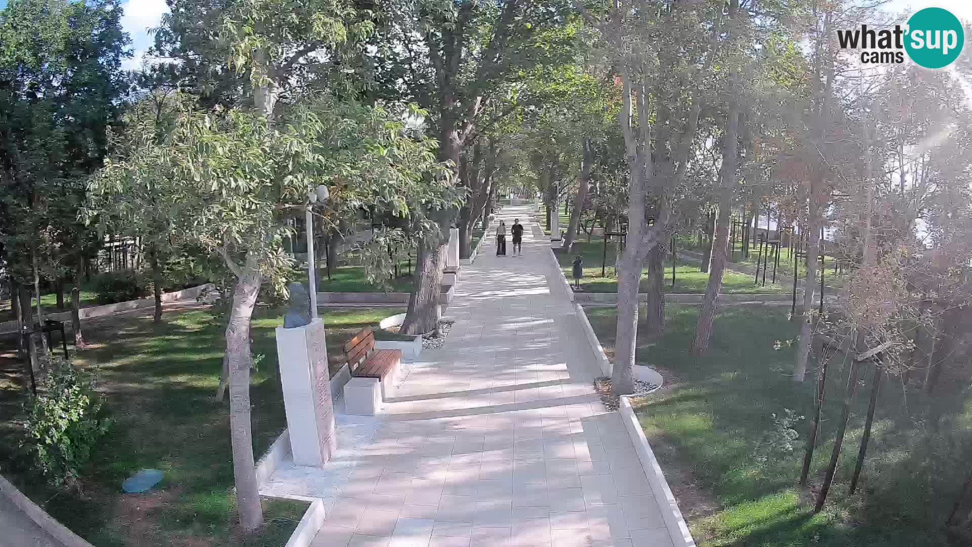 Writers’ Park Webcam Senj – Live by the Sea