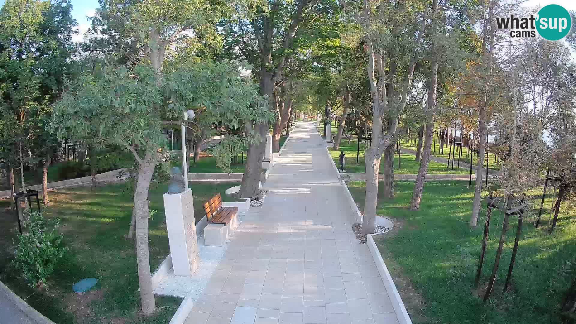 Writers’ Park Webcam Senj – Live by the Sea