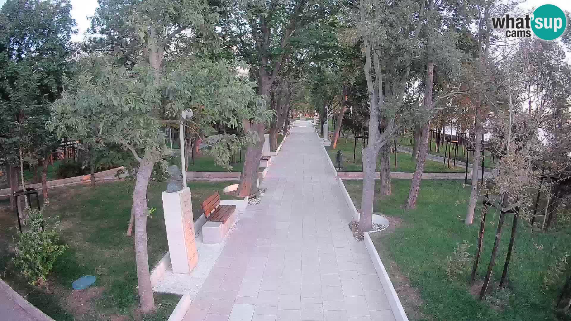 Webcam Schriftstellerpark Senj – Live am Meer