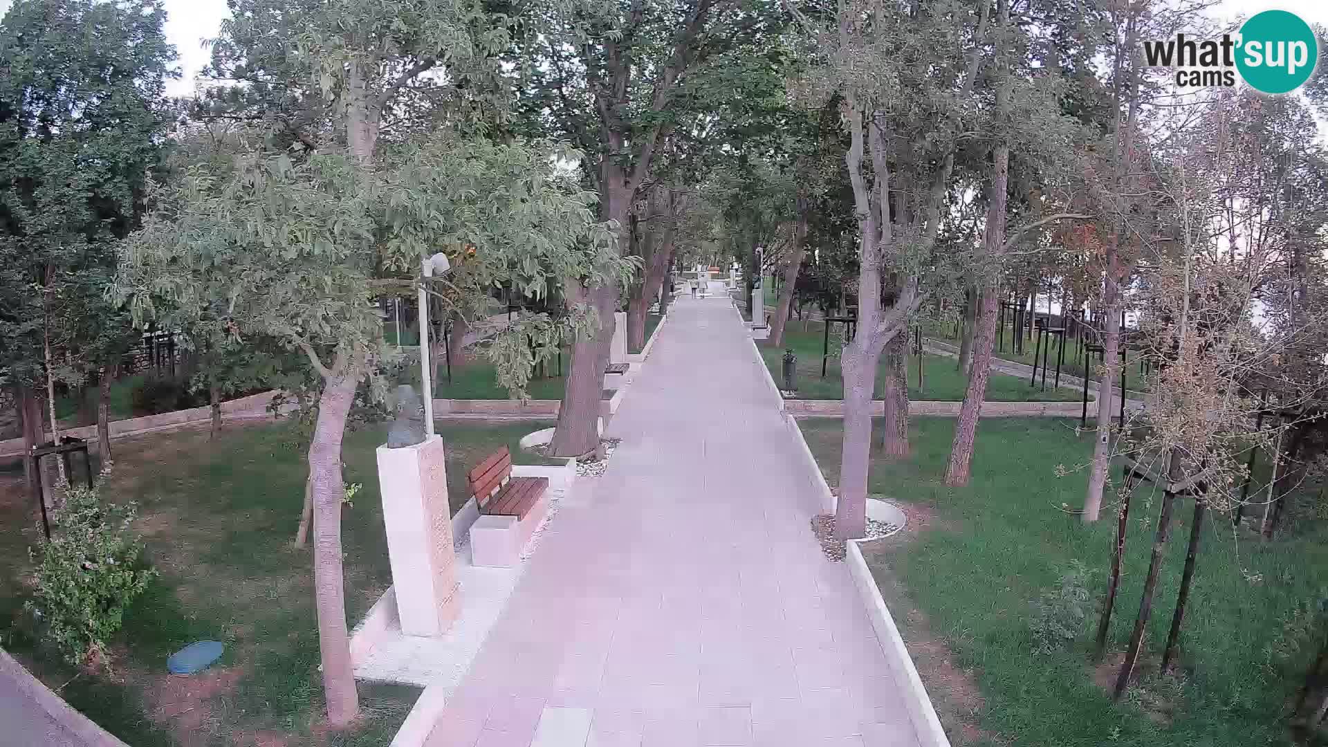 Writers’ Park Webcam Senj – Live by the Sea