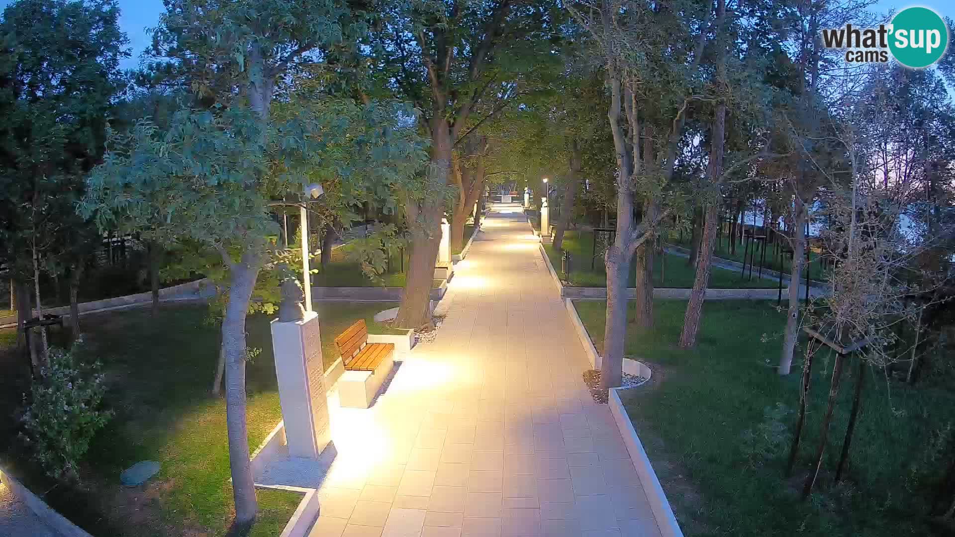Writers’ Park Webcam Senj – Live by the Sea