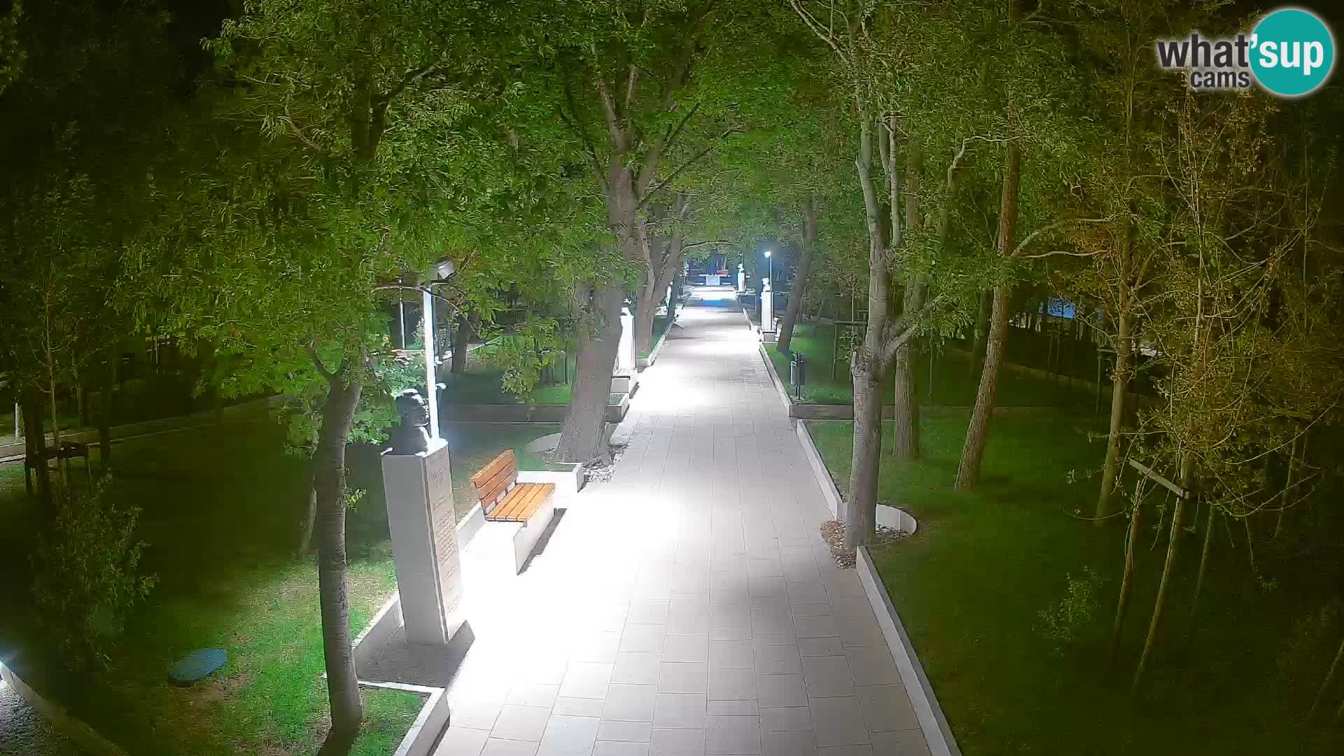 Writers’ Park Webcam Senj – Live by the Sea