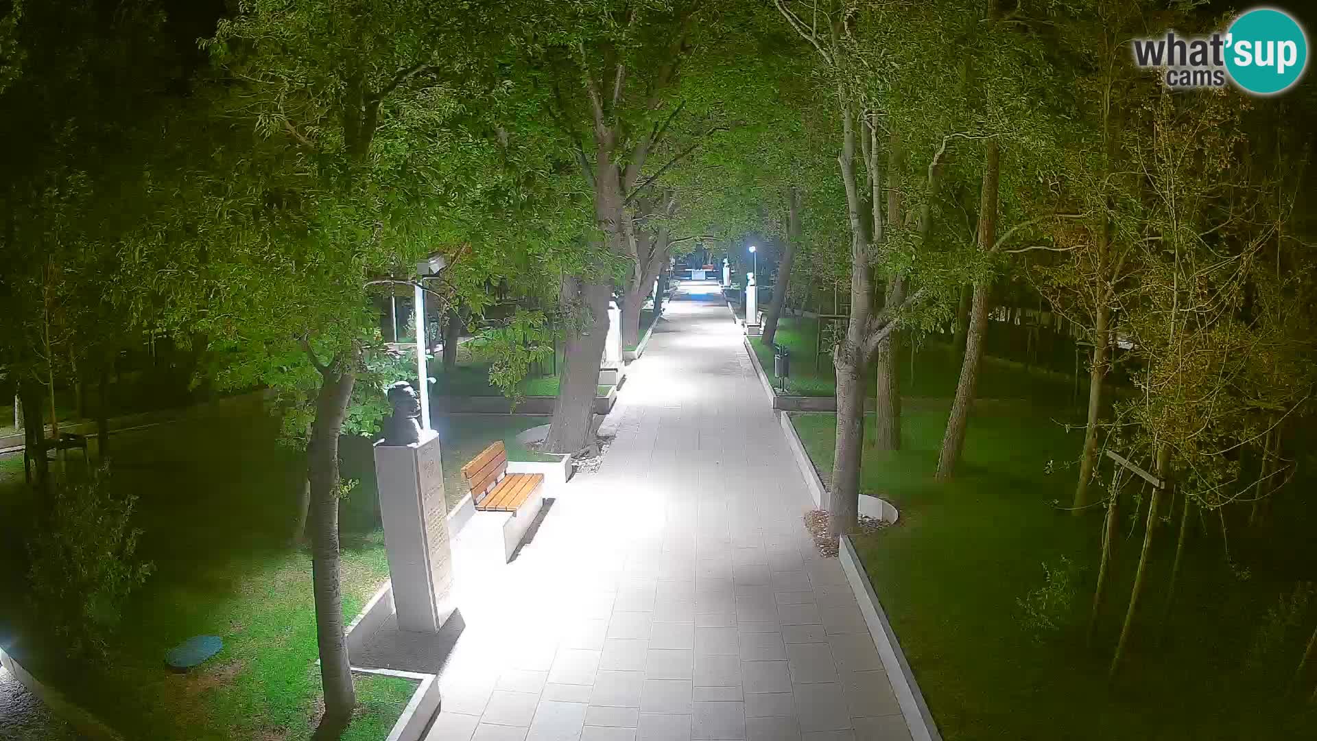 Writers’ Park Webcam Senj – Live by the Sea