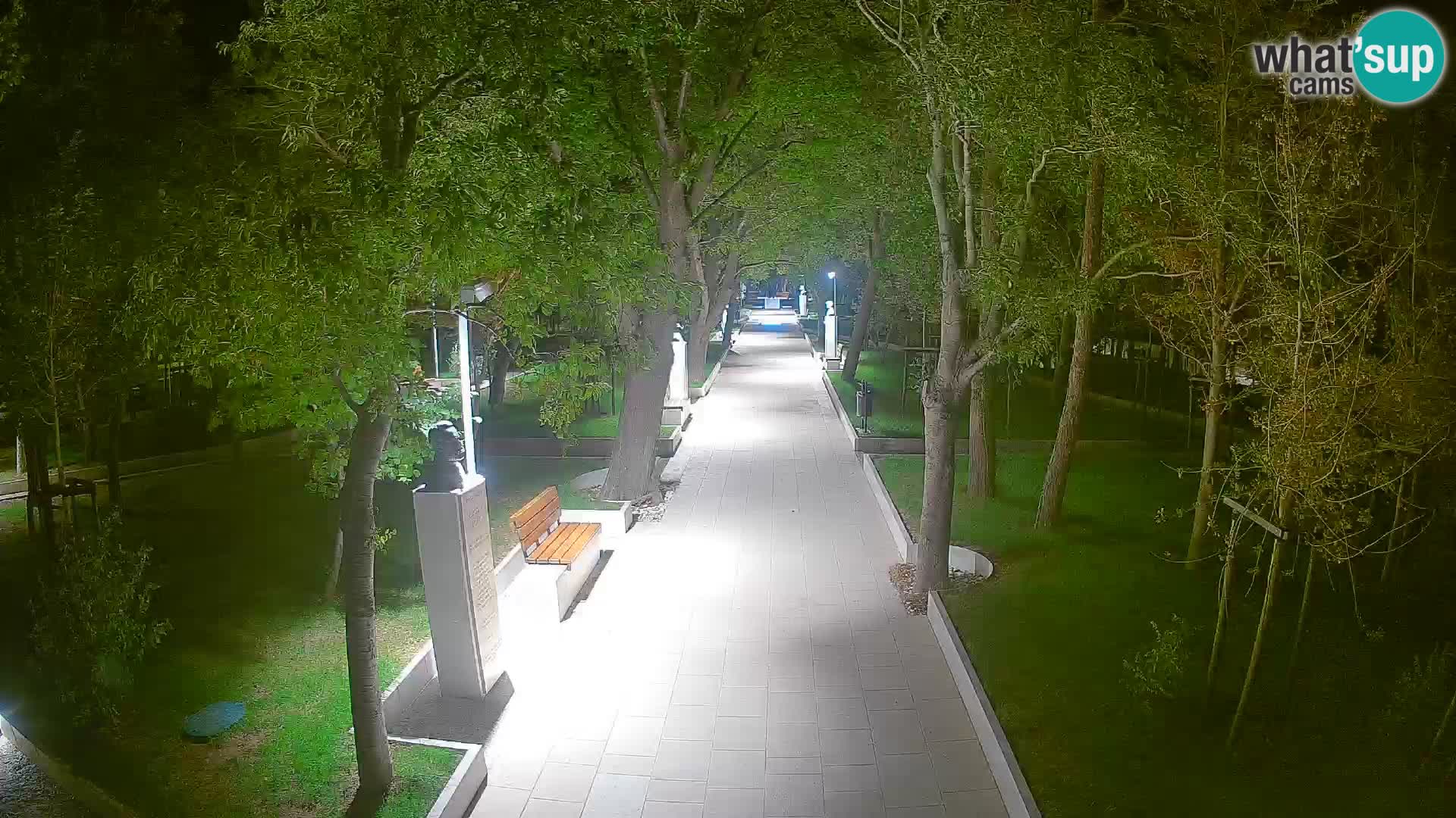 Writers’ Park Webcam Senj – Live by the Sea