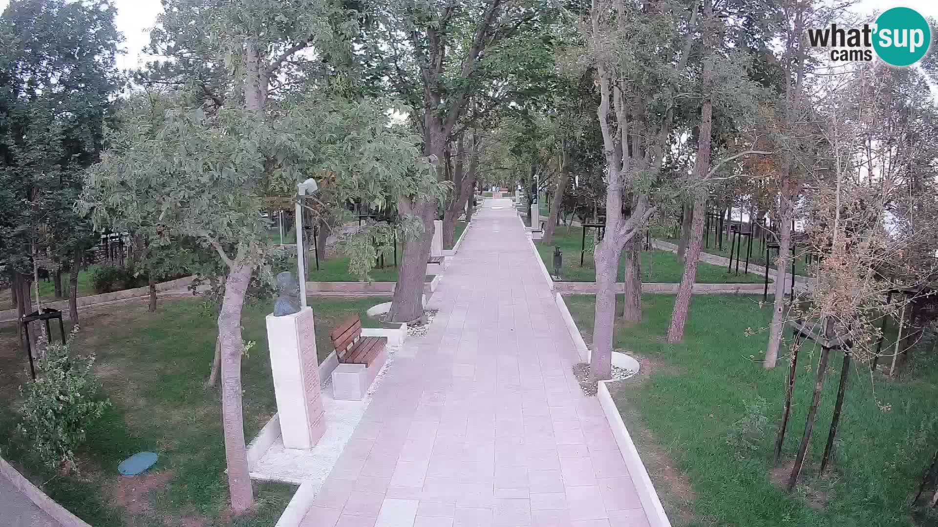 Writers’ Park Webcam Senj – Live by the Sea
