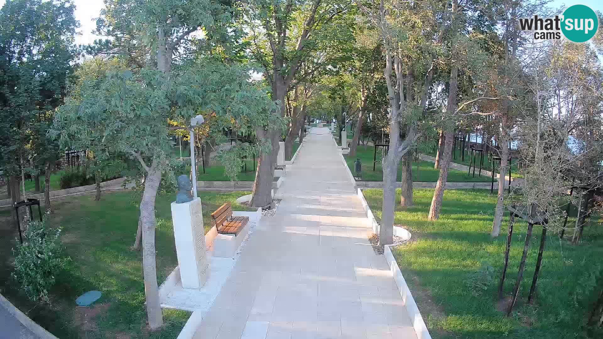 Writers’ Park Webcam Senj – Live by the Sea