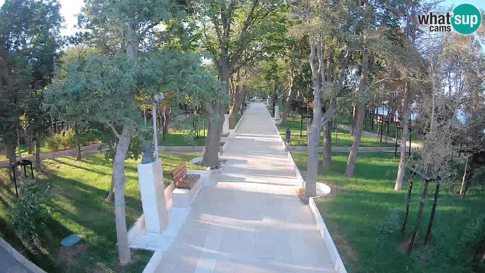 Writers’ Park Webcam Senj – Live by the Sea