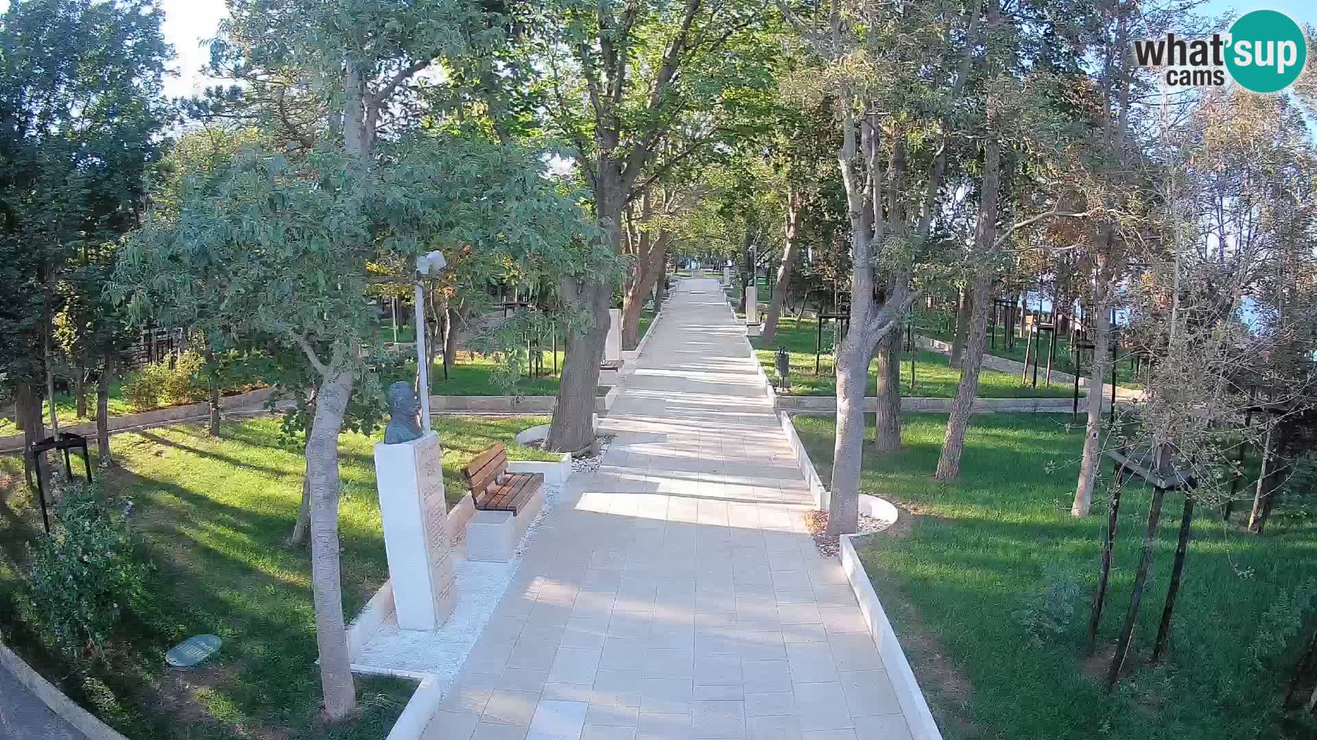 Writers’ Park Webcam Senj – Live by the Sea