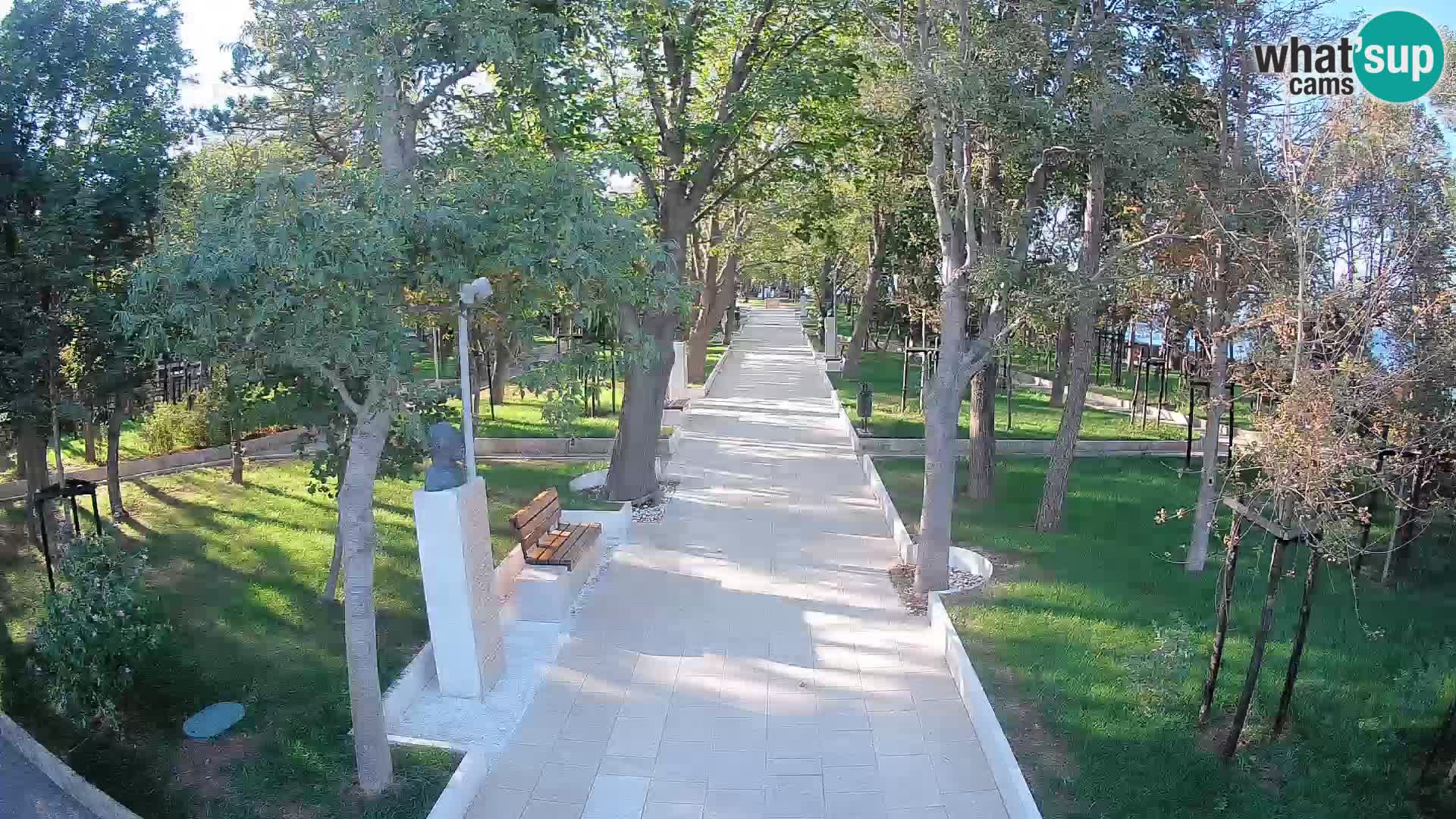 Writers’ Park Webcam Senj – Live by the Sea