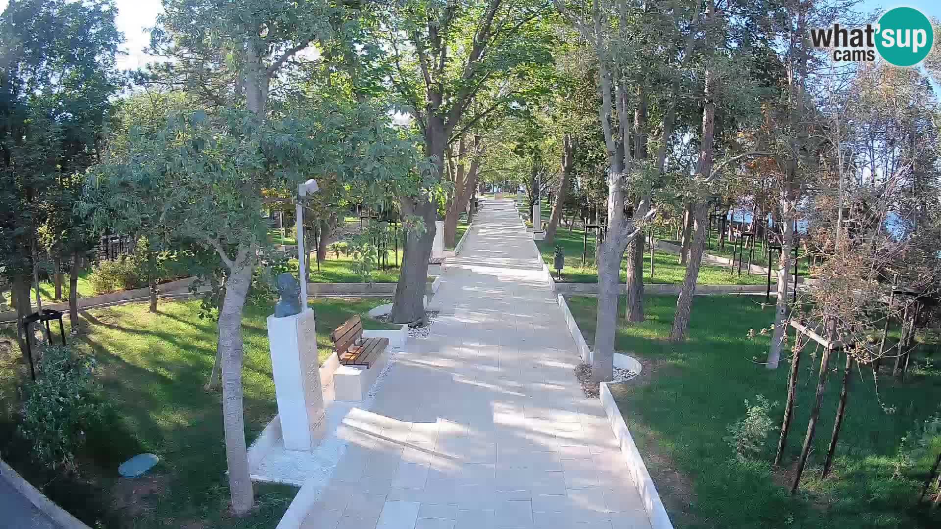 Writers’ Park Webcam Senj – Live by the Sea