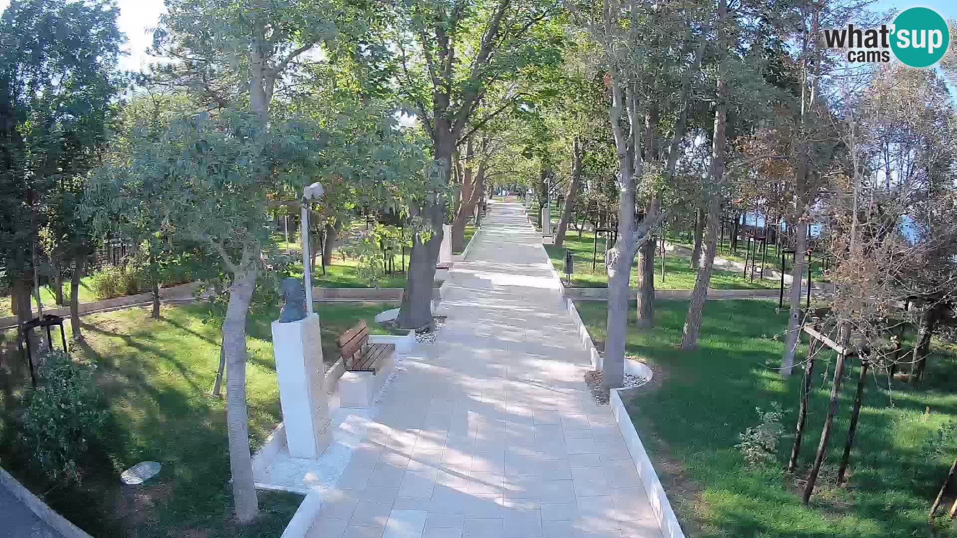 Writers’ Park Webcam Senj – Live by the Sea