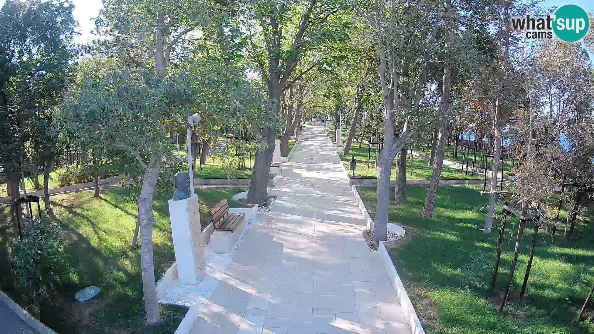 Writers’ Park Webcam Senj – Live by the Sea