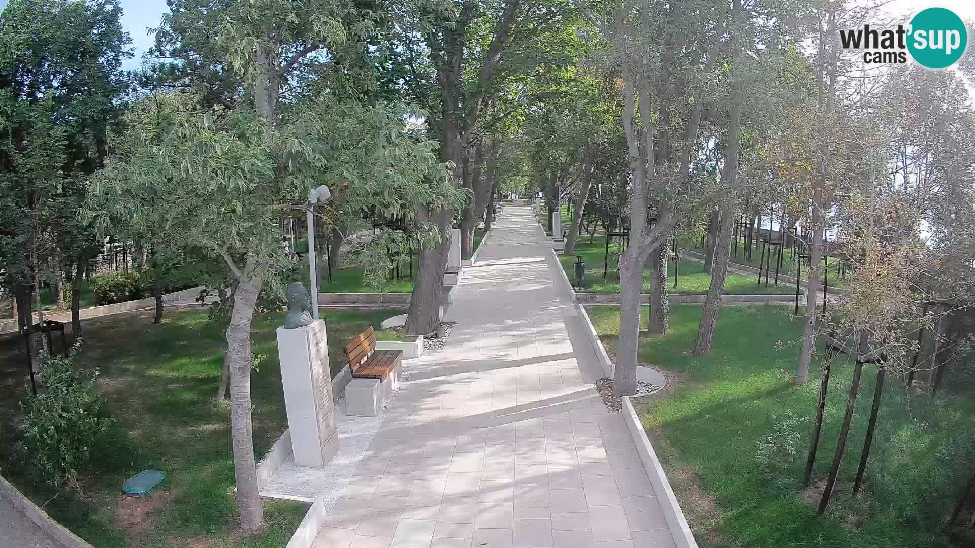 Writers’ Park Webcam Senj – Live by the Sea