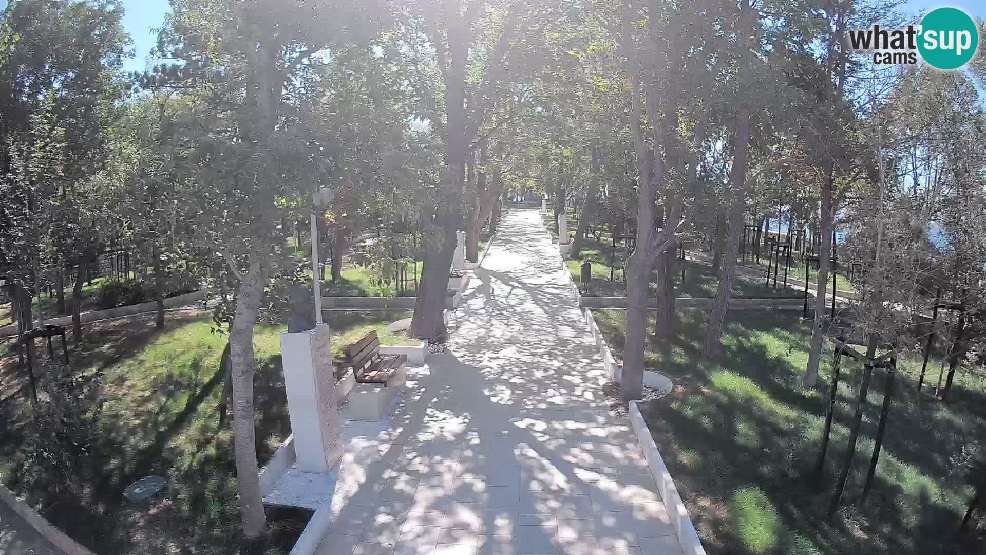 Writers’ Park Webcam Senj – Live by the Sea