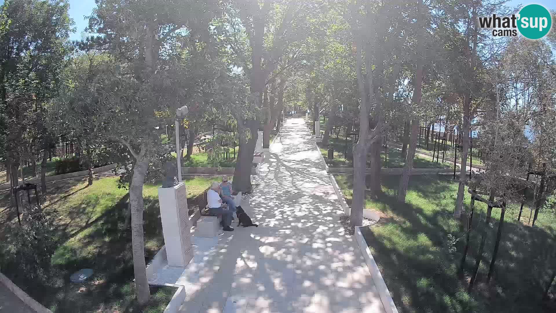 Writers’ Park Webcam Senj – Live by the Sea