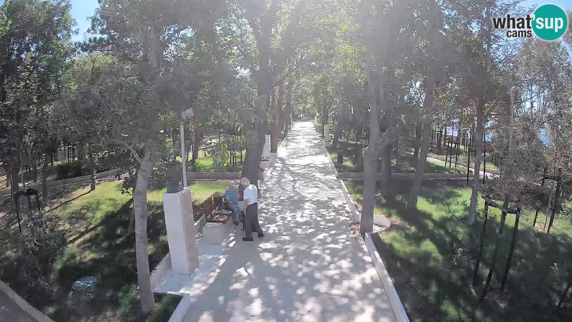 Writers’ Park Webcam Senj – Live by the Sea