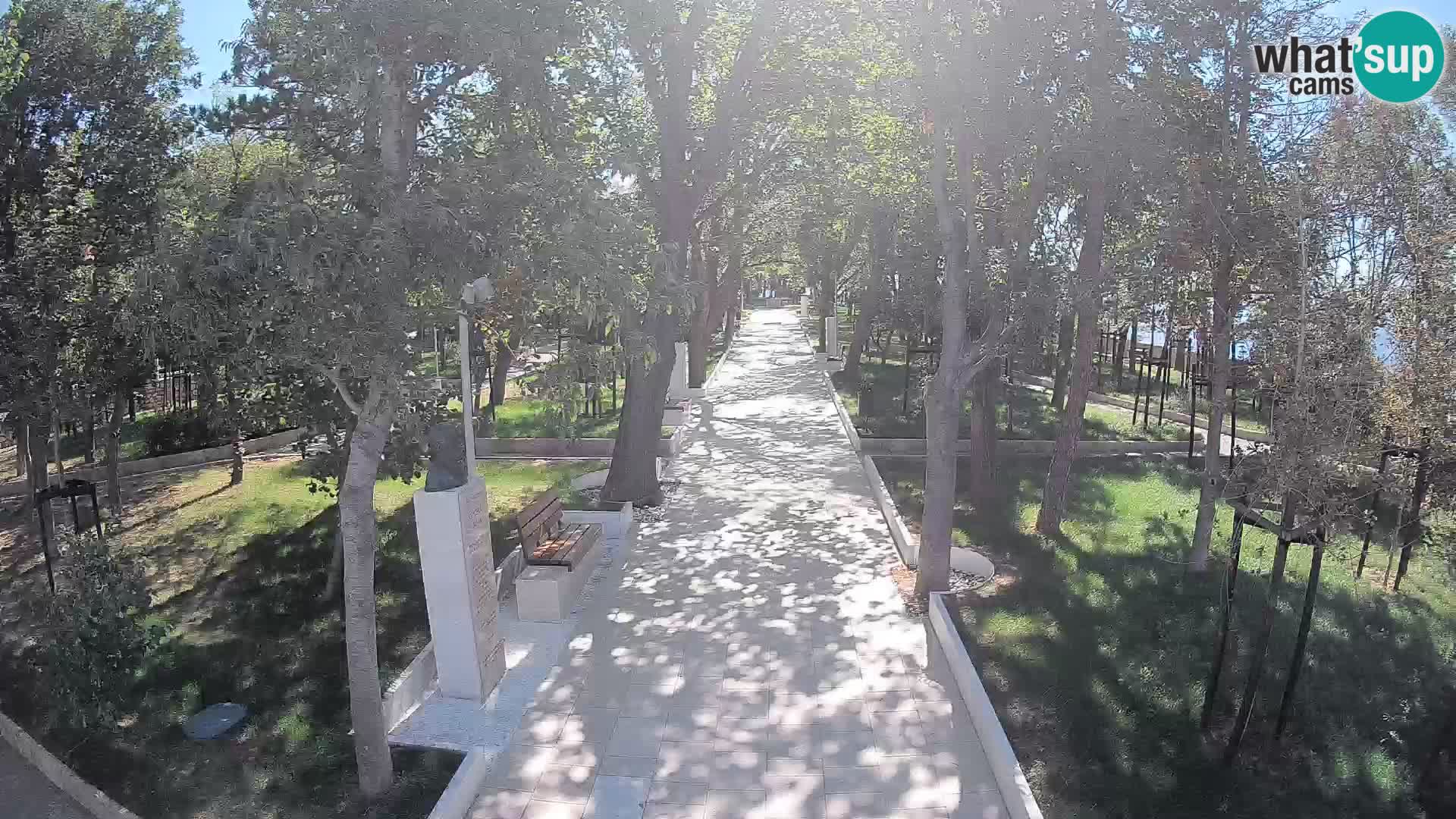 Writers’ Park Webcam Senj – Live by the Sea