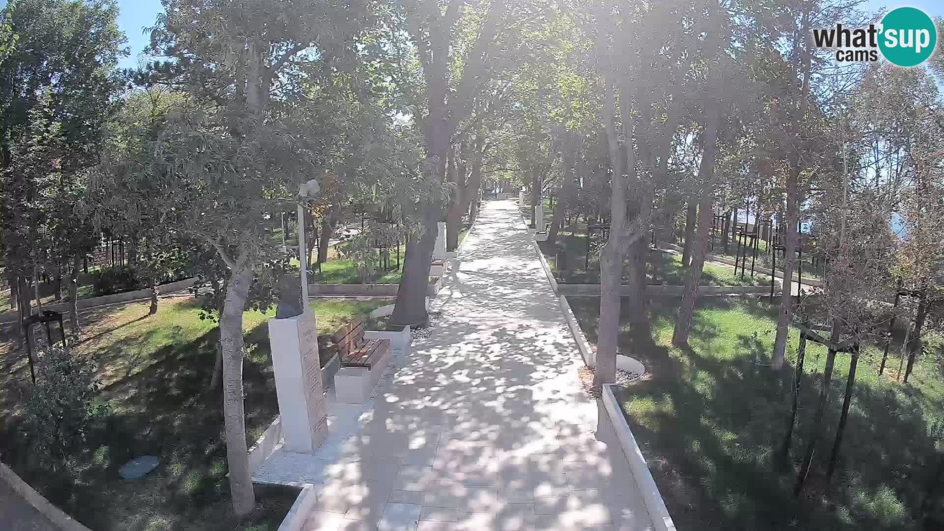 Writers’ Park Webcam Senj – Live by the Sea