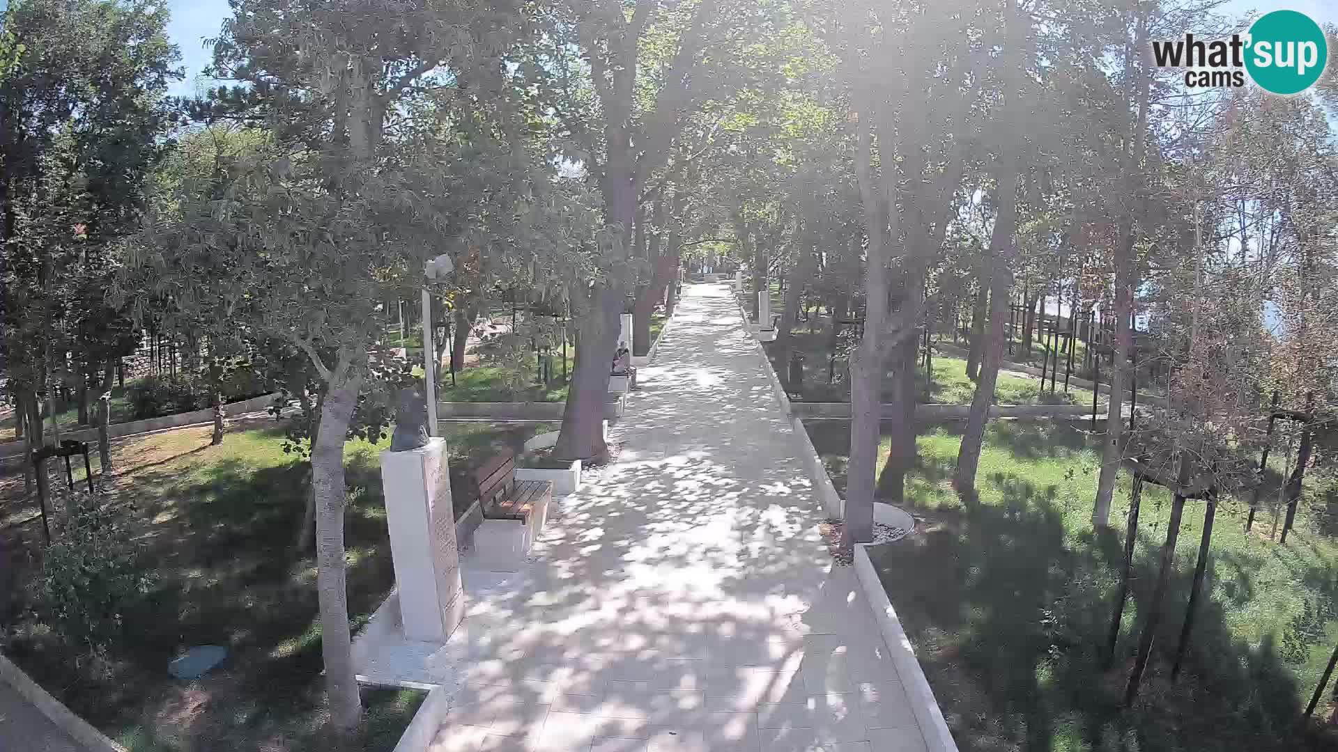 Writers’ Park Webcam Senj – Live by the Sea